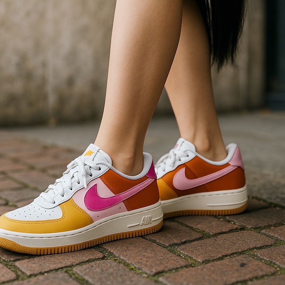 Nike air forces 1 fontanka sunrise unisex women sz 12 men sz 10.5 sneakers NWOB